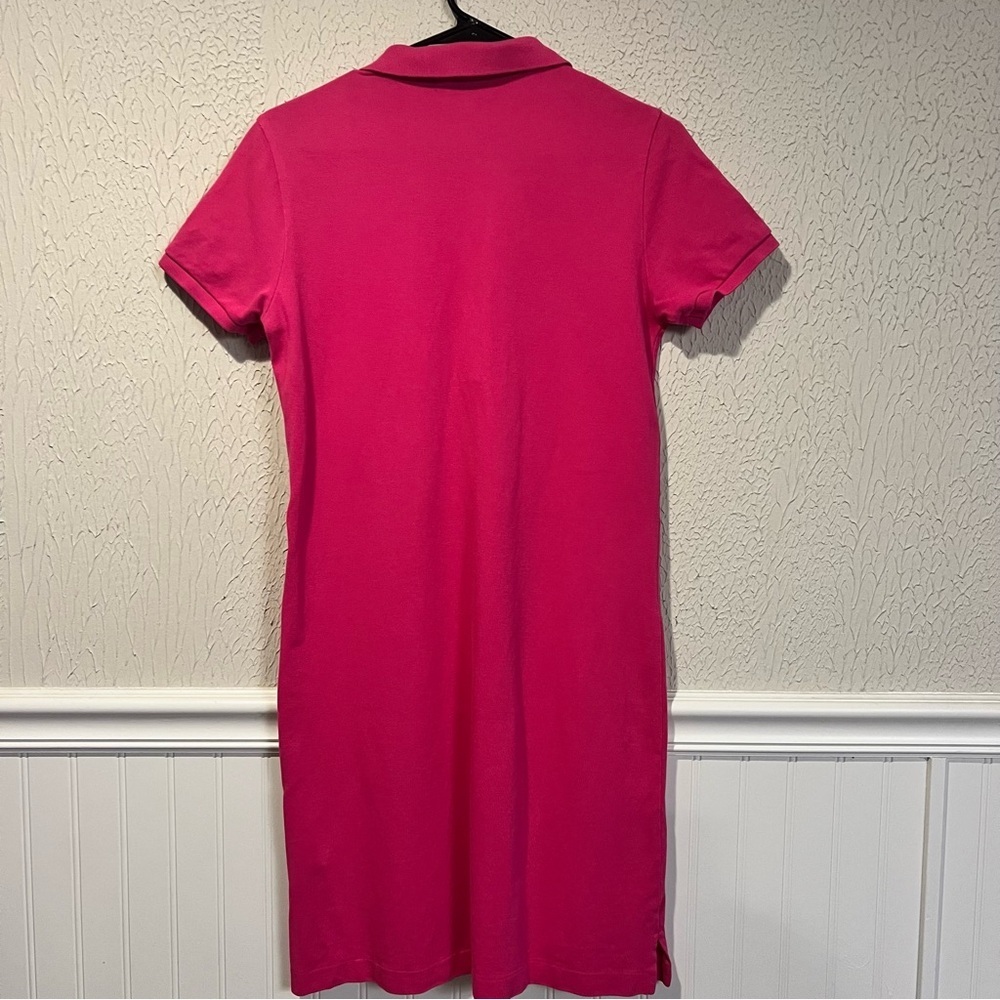 Polo Ralph Lauren Sport Fuchsia Polo Pique cotton Dress size medium - Picture 3 of 9